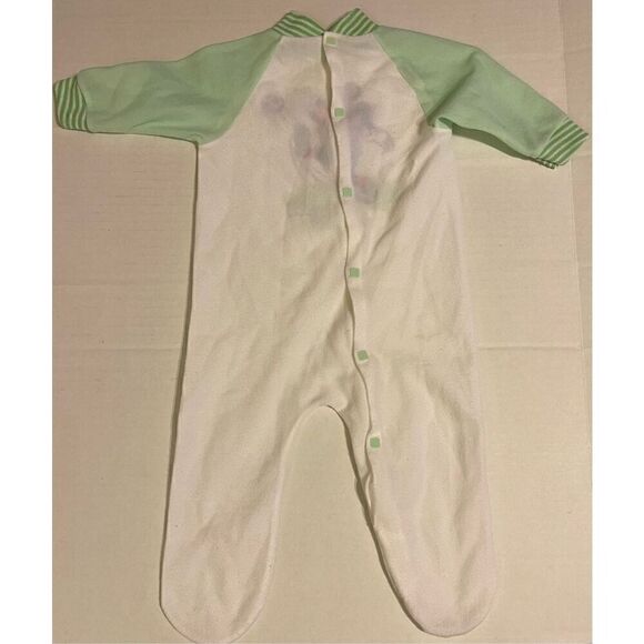 Vtg Walt Disney Productions Mickey Mouse Sleeper One Piece Soccer Pajamas by Lul - Picture 4 of 7